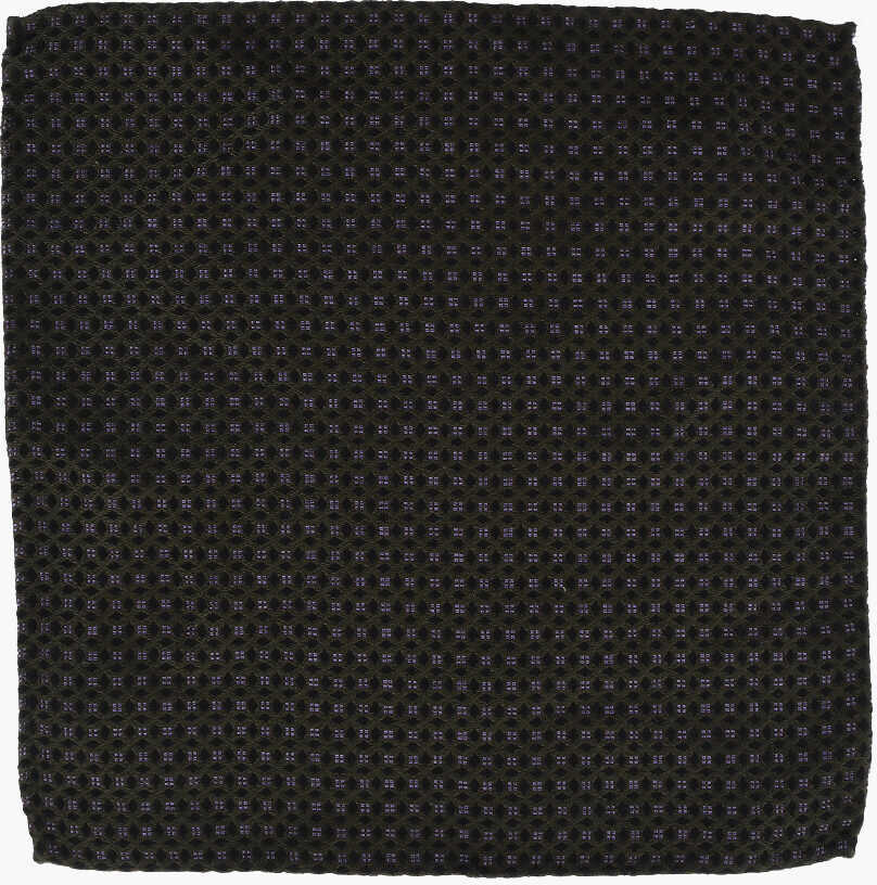 Esarfe DSQUARED2 Silk Pocket Square With Micro Patterns Green Barbati (BM 18307258) 1