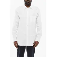 Camasi casual Transversal Stitching Popeline Shirt With Breast-Pocket Barbati