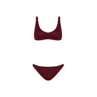 Costume de baie Oséree Burgundy Two-Piece Swimsuit Femei
