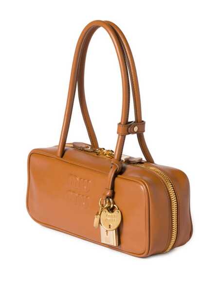 Genti de mana Miu Miu Miu Miu Bauletto Brown Femei (BM 18307896) 5
