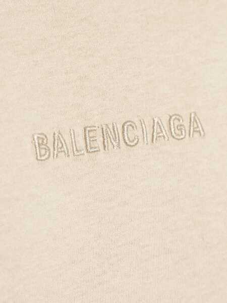 Topuri Balenciaga Balenciaga T-Shirts And Polos Beige Barbati (BM 18308031) 5