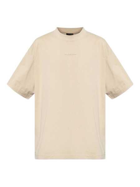 Topuri Balenciaga Balenciaga T-Shirts And Polos Beige Barbati (BM 18308031) 1