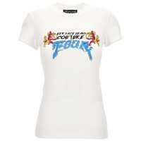 Tricouri Versace Jeans Couture Logo Print T-Shirt Femei