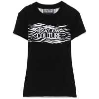 Tricouri Versace Jeans Couture Logo Print T-Shirt Femei