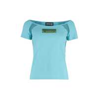 Tricouri Versace Jeans Couture Logo Cotton T-Shirt Femei