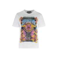 Tricouri Versace Jeans Couture Cotton Crew-Neck T-Shirt Femei