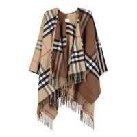 Geci Burberry Wool And Cashmere Cape Femei