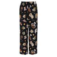 Pantaloni casual Moschino 'Tea Time' Print Pants Femei