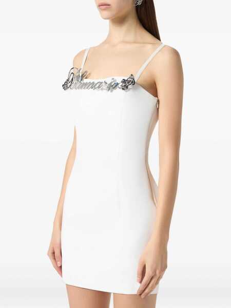 Rochii Blumarine Blumarine White Silk Dress WHITE PEARL Femei (BM 18308364) 4