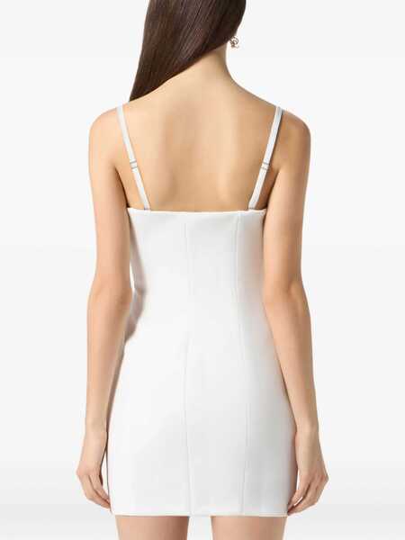 Rochii Blumarine Blumarine White Silk Dress WHITE PEARL Femei (BM 18308364) 5