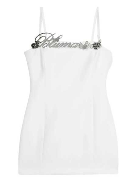 Rochii Blumarine Blumarine White Silk Dress WHITE PEARL Femei (BM 18308364) 1