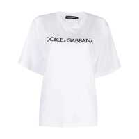 Tricouri Dolce & Gabbana Cotton Crew-Neck T-Shirt Femei