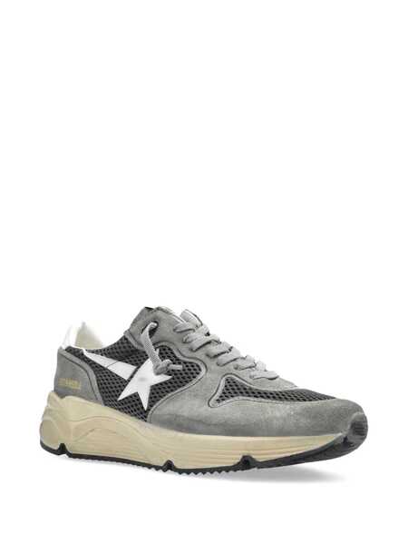 Sneakers Golden Goose Golden Goose Running Net Upper Suede Toe And Spur Leather Star And Heel GREEN/GREY/WHITE Barbati (BM 18308868) 2