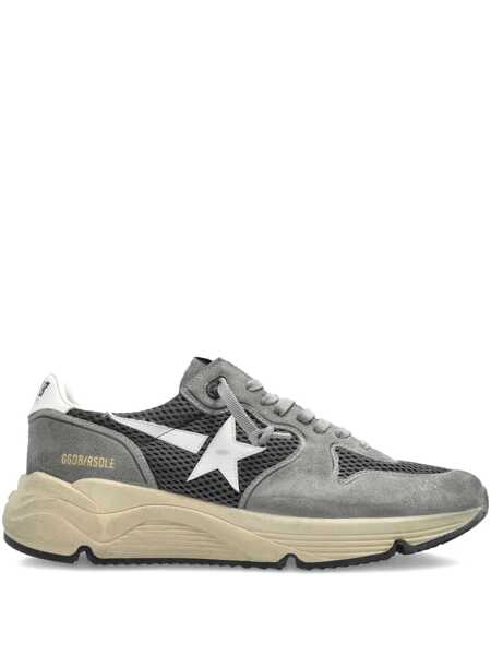 Sneakers Golden Goose Golden Goose Running Net Upper Suede Toe And Spur Leather Star And Heel GREEN/GREY/WHITE Barbati (BM 18308868) 1