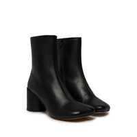 Bocanci MM6 Maison Margiela Dama - Bocanci MM6 Maison Margiela Mm6 Maison Margiela Black Leather Tabi Boots Black Femei (BM 18309438) - B-mall.ro