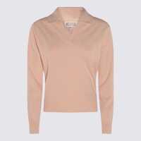 Pulovere Maison Margiela Pink Wool Knitwear Femei