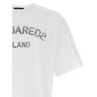 Tricouri DSQUARED2 pentru Barbati - Tricouri DSQUARED2 DSQUARED2 Loose Fit T-Shirt WHITE Barbati (BM 18309549) - B-mall.ro