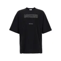 Tricouri Moschino Rhinestone Logo T-Shirt Barbati