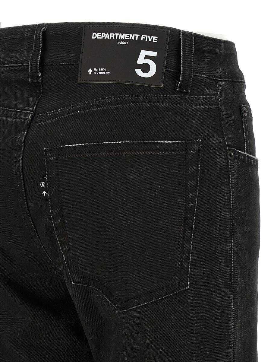 Blugi Department Five Department 5 Skeith Jeans Black Barbati (BM 18309750) 4