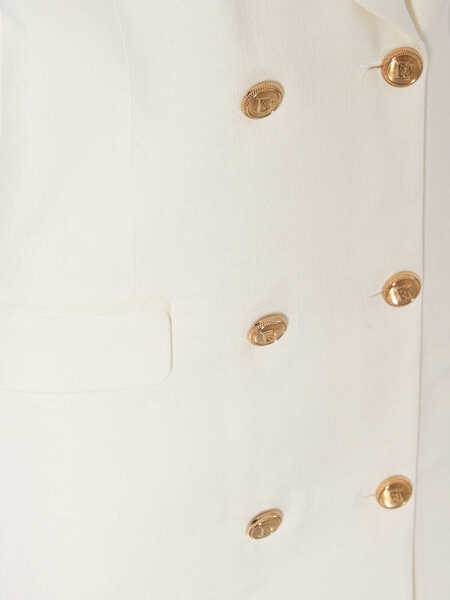 Rochii Elisabetta Franchi WOMENS DRESS White Femei (BM 18309975) 3