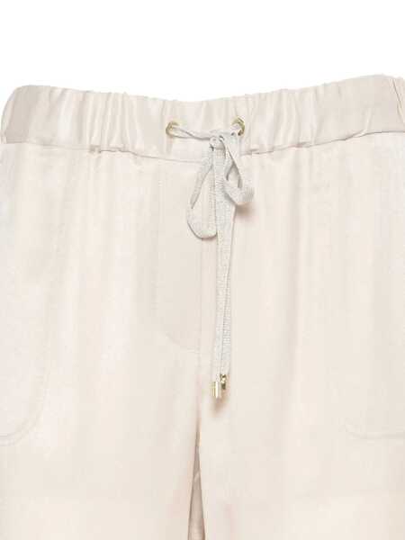 Pantaloni Lorena Antoniazzi PANTS Beige Femei (BM 18310050) 3