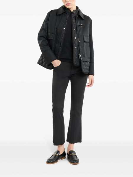 Pantaloni Fay CROPPED PANTS Black   Femei (BM 18310068) 2