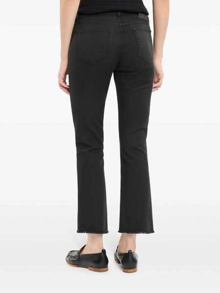 Pantaloni Fay CROPPED PANTS Black   Femei (BM 18310068) 4