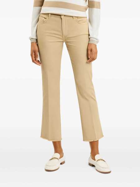 Pantaloni Fay CROPPED PANTS Brown Femei (BM 18310071) 3