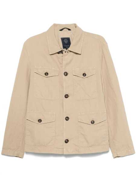 Jachete Fay FAY EXPLORER JACKET TINTA Beige Barbati (BM 18310083) 1