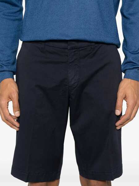 Pantaloni scurti Fay SHORT CHINO TINTO CAPO SLIM FIT Blue Barbati (BM 18310089) 5