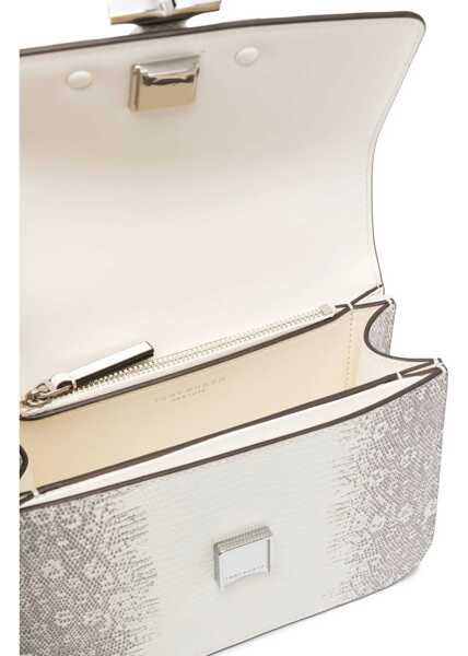 Genti de umar Tory Burch Lizard Effect Eleanor Leather Shoulder Bag White Femei (BM 18310156) 5
