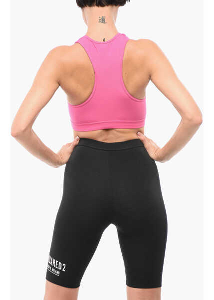 Sutiene DSQUARED2 Cut-Out Icon Sport Bra Pink Femei (BM 18310165) 2