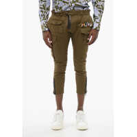 Pantaloni casual Cotton Army Cargo Pants With Patches Barbati