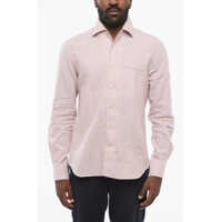Camasi casual Id Balanced Stripe Cotton Shirt Barbati