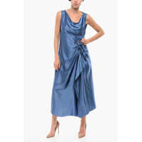 Rochii lungi Silk Openback Dress Femei