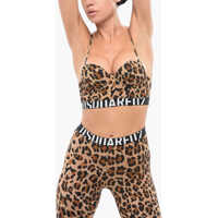 Lenjerie intima Animal Patterned Microfiber Bralette Femei