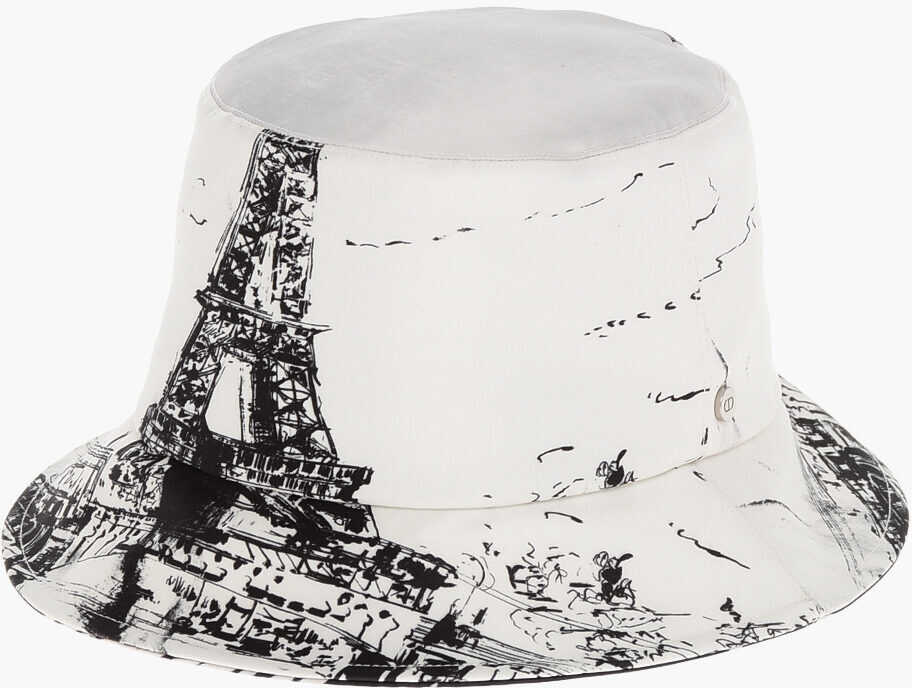 Caciuli Dior Nylon Teddy Bucket Hat White Femei (BM 18310225) 2