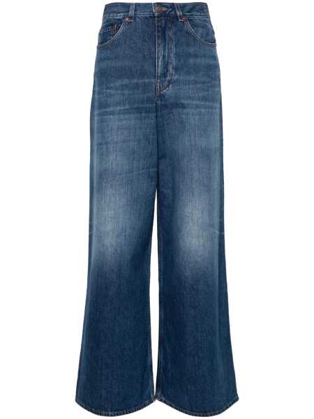 Blugi drepti Chloe Wide leg jeans Blue Femei (BM 18310308) 1