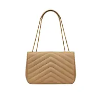 Genti de mana Saint Laurent Dama - Genti de mana Saint Laurent Saint Laurent loulou large shoulder bag Beige Femei (BM 18310335) - B-mall.ro