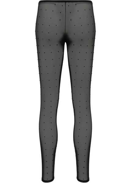 Sosete DSQUARED2 Rhinestoned Mesh Collant Black Femei (BM 18310363) 2