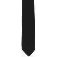 Cravate Solid Color Silk Tie With Micro Patterns Barbati