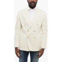 Sacouri Cc Collection Unlined Double Breasted Blazer With Peak Lapel Barbati