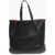 Alexander McQueen Textured Leather The Edge Xl Tote Bag Black