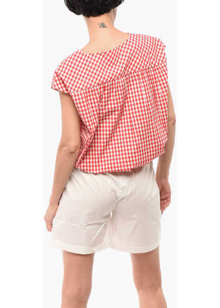 Bluze Woolrich Buffalo Checked Two-Tone Blouse White Femei (BM 18310585) 2