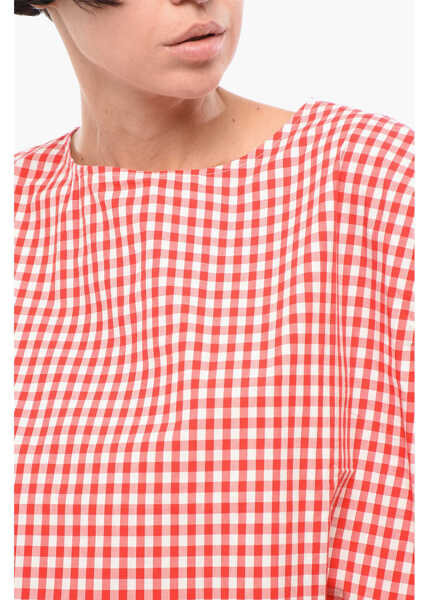 Bluze Woolrich Buffalo Checked Two-Tone Blouse White Femei (BM 18310585) 3