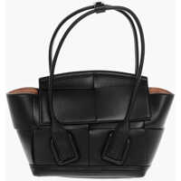 Genti de mana Lether Intreccio Handbag With Removable Shoulder Strap Femei