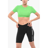 Sosete Printed Icon Crop Top Femei