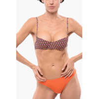 Sutiene Monogram Patterned Balconette Bra Femei