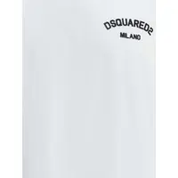 Tricouri DSQUARED2 pentru Barbati - Tricouri DSQUARED2 Logoed T-Shirt WHITE Barbati (BM 18310762) - B-mall.ro