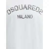 Tricouri DSQUARED2 pentru Barbati - Tricouri DSQUARED2 Logoed T-Shirt BLACK Barbati (BM 18310780) - B-mall.ro
